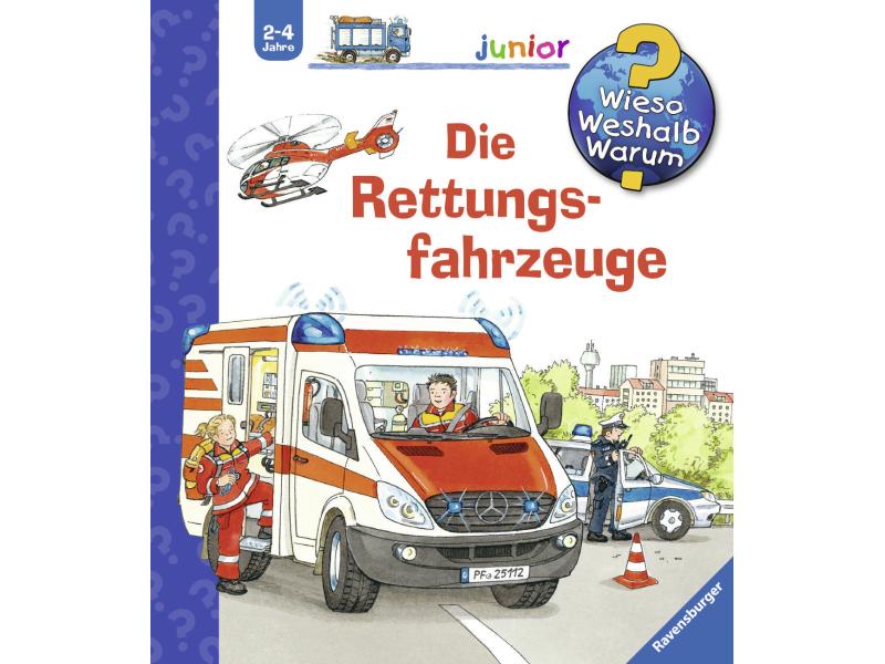 Ravensburger Kinder-Sachbuch WWW Rettungsfahrzeuge Klappbuch