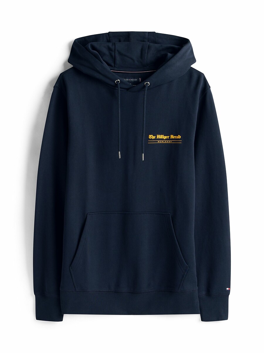 TOMMY HILFIGER<br>Moletom com capuz estampado Herald
