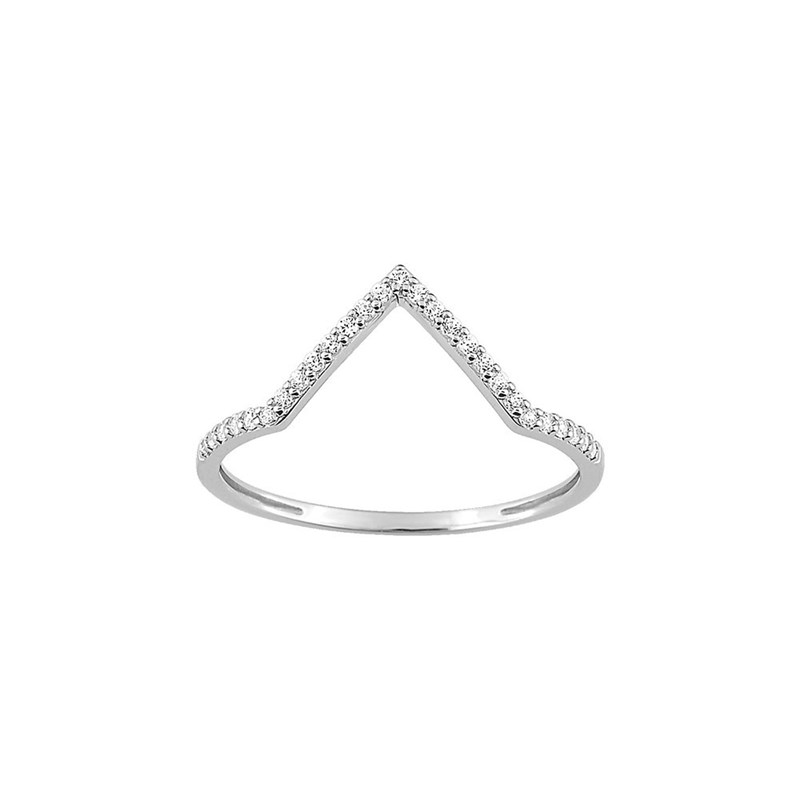 Bague Femme - Oxyde de zirconium - Or 9 Carats