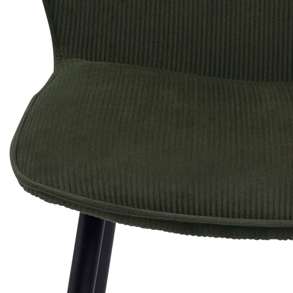 Storfors Eetkamerstoel - Set van 2 - Olijfgroen