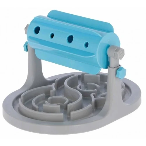Alimentador interativo para cães, azul