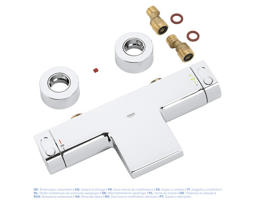 GROHE badkraan met thermostaat GROHTHERM 2000 chroom 34174001