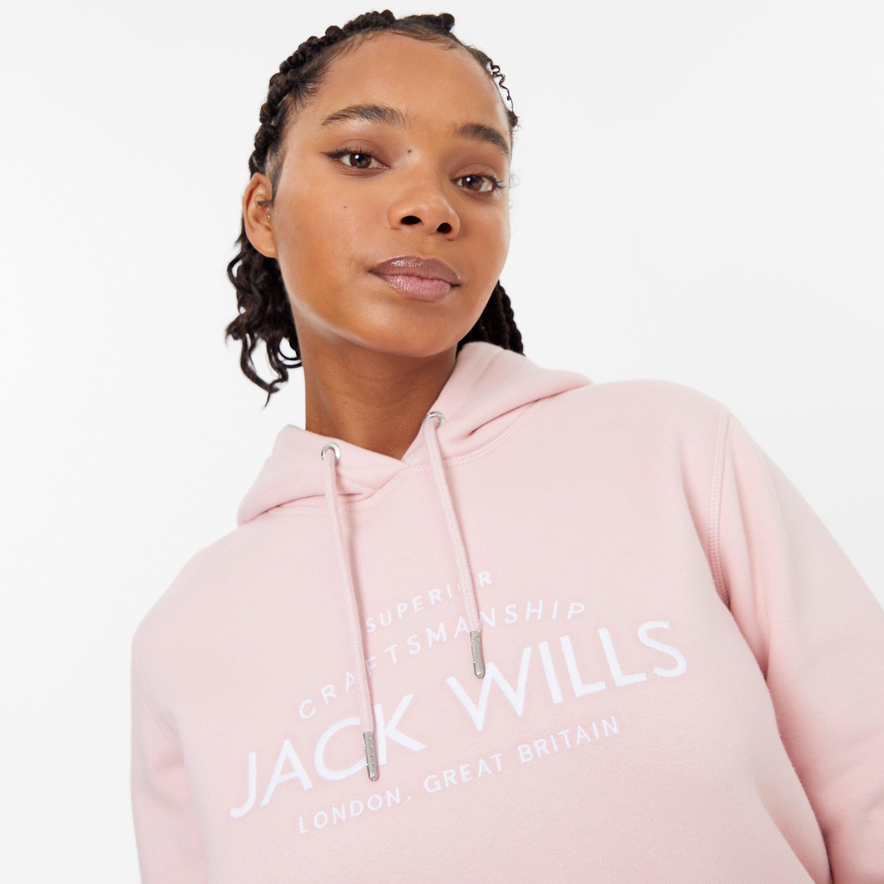 Jack Wills JW Hunston Graphic Logo Hoodie