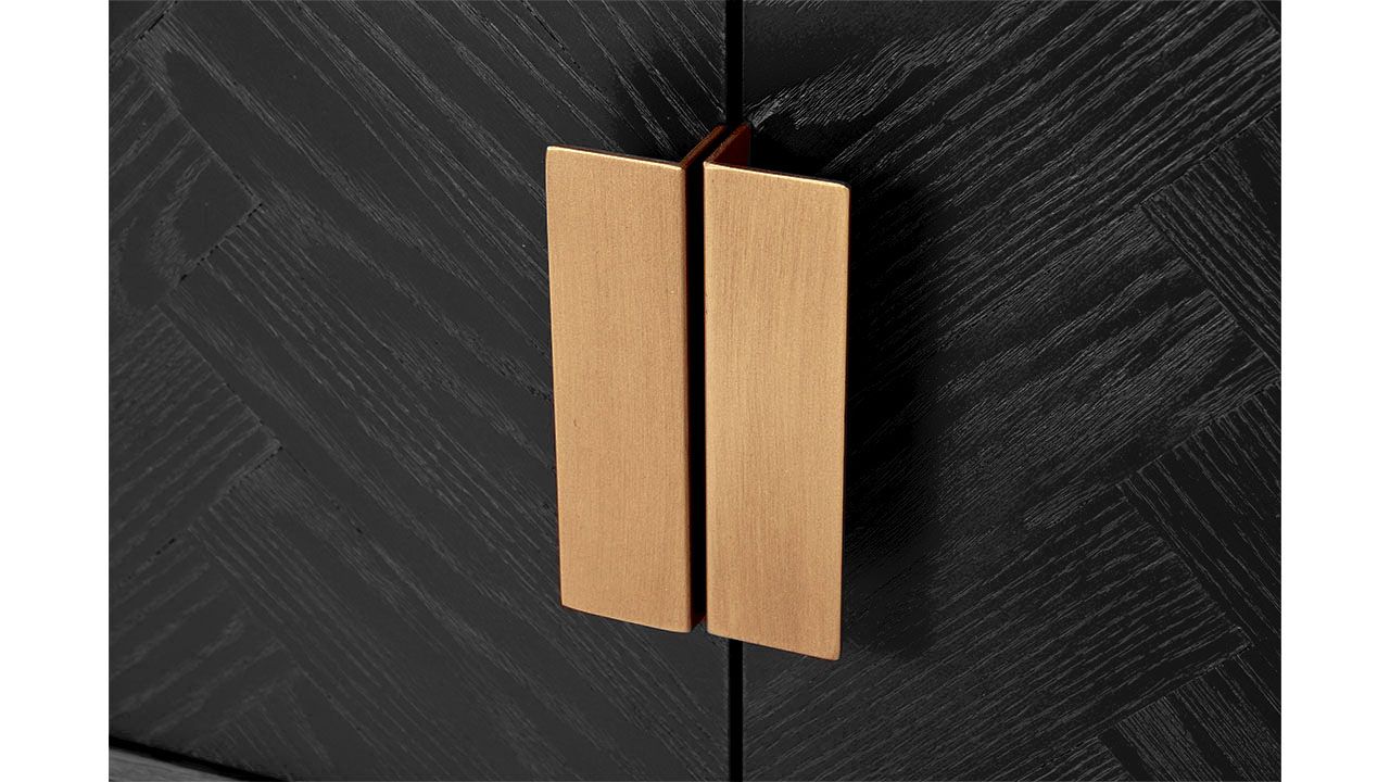 Tv-dressoir 210694 Blackbone Brass B200 x D43 x H60 cm
