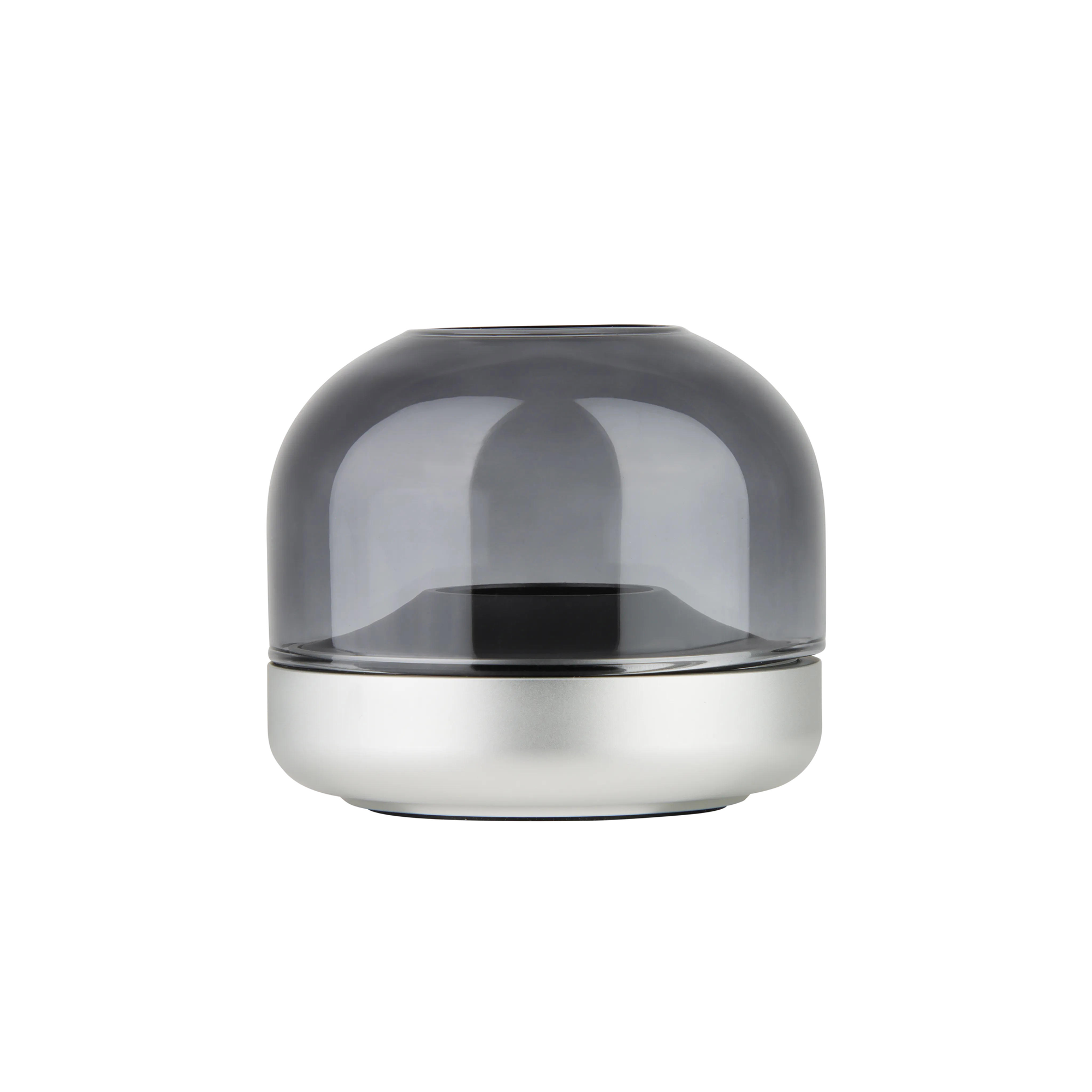 Kooduu Glow 08 wiederaufladbare Shine LED-Kerze frosted silver