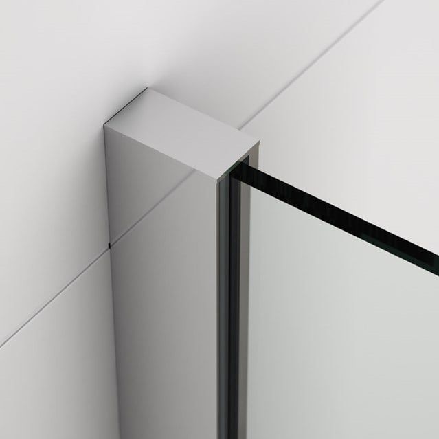 Zircon Comfort Douchecabine | 80x75 cm Chroom Helder glas Draaideur Rechthoek