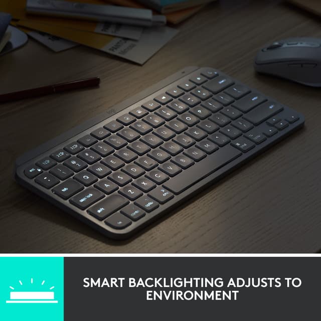 Logitech MX Keys Mini trådløst tastatur (grå)