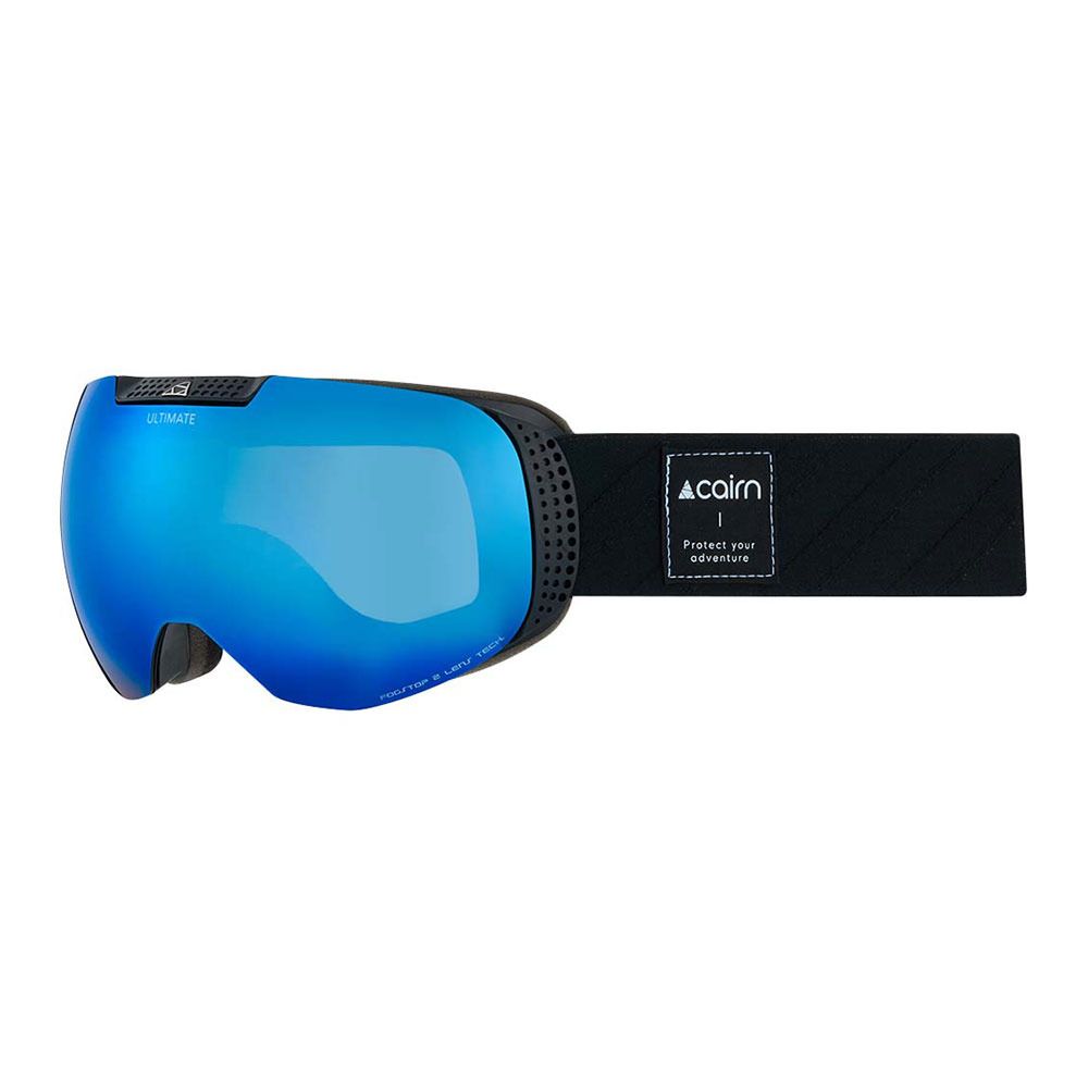 Cairn ULTIMATE - Masque ski Homme mat black blue/blue