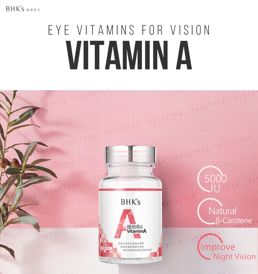 BHK's - Vitamine A 5000 IE Softgel