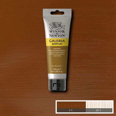 Galeria akrylmaling 120 ml - Raw Sienna