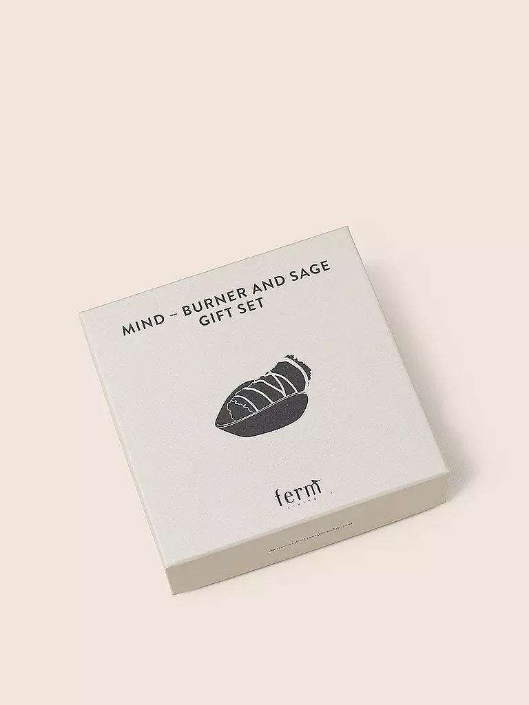 FERM LIVING Geschenk Set Räucherbündel MIND Mix grau