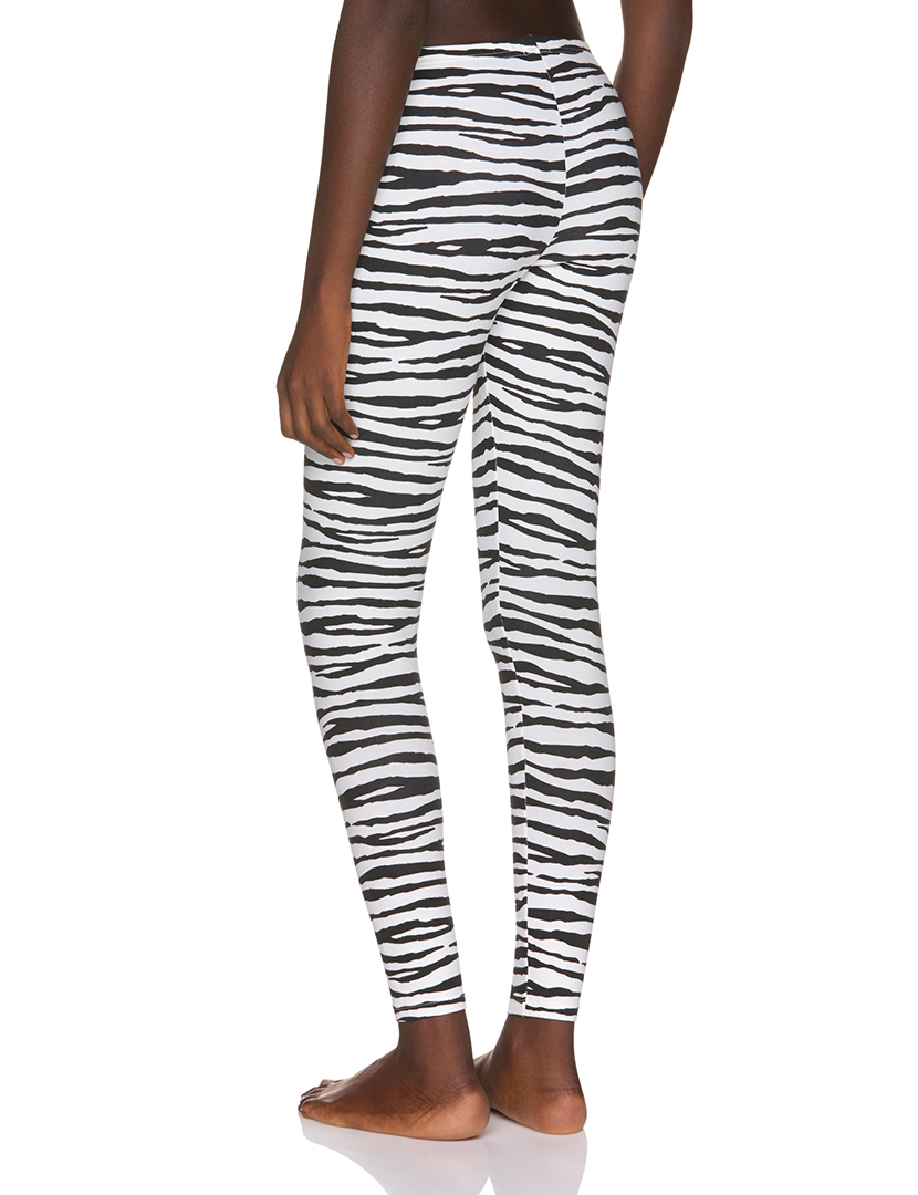 Ladies Zebra Pattern Leggings