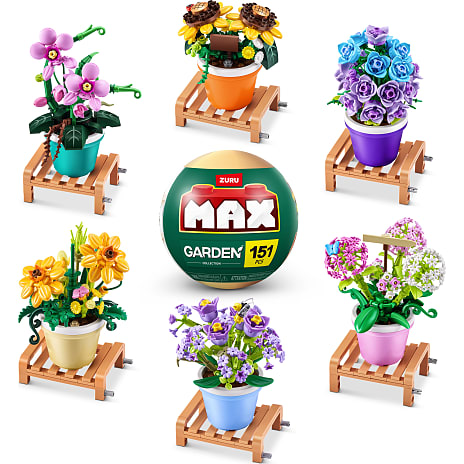 Max Bricks byggesæt blomster - flere varianter - assorteret