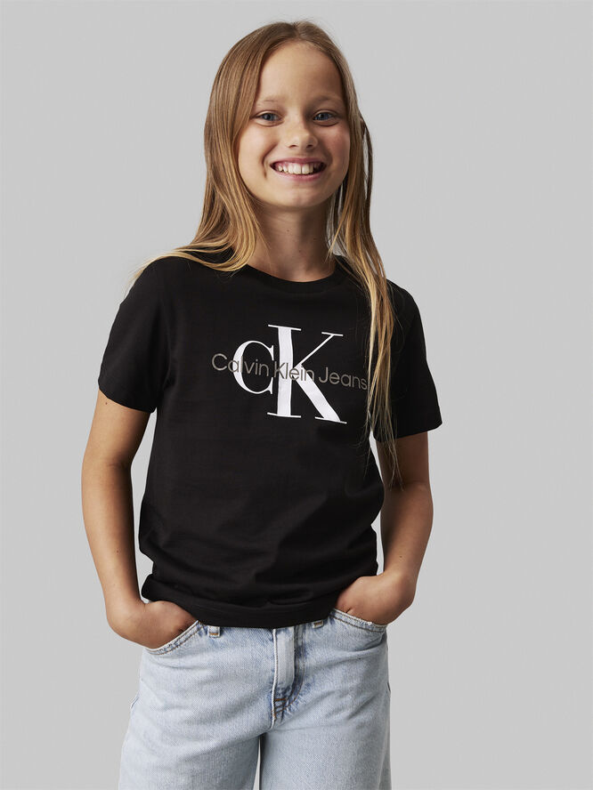 Calvin Klein CK MONOGRAM SS T-SHIRT Ck black