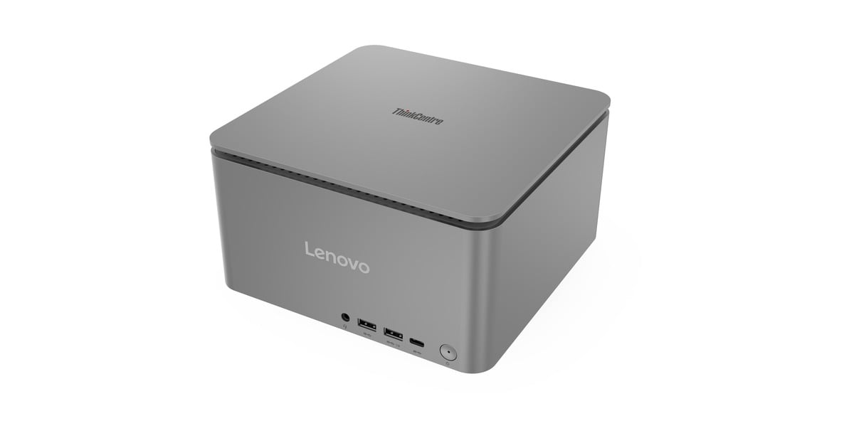 LenovoThinkCentre neo Ultra (12W1001SMH) pc-systeem  (Grijs | Core i9-14900 | RTX 4060 | 32 GB | 1 TB SSD)