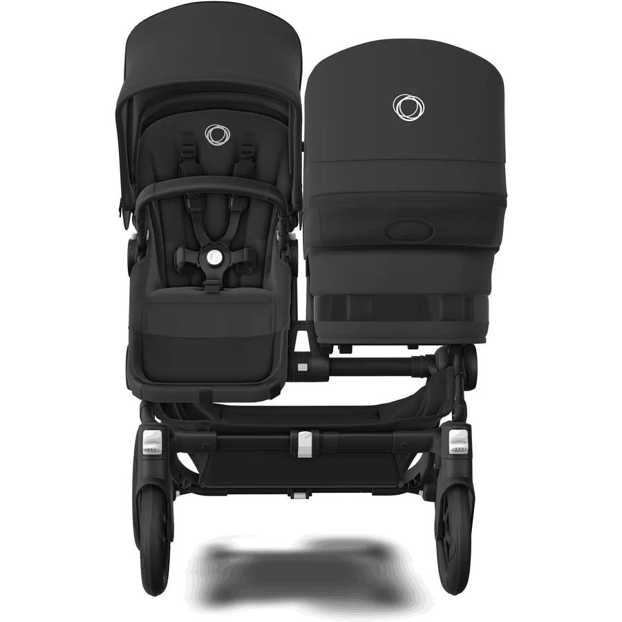 bugaboo Geschwisterwagen Donkey 5 Duo Complete BlackMidnight Black