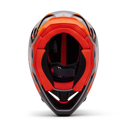Casque cross Fox V1 EMOTION 2025 - Gris