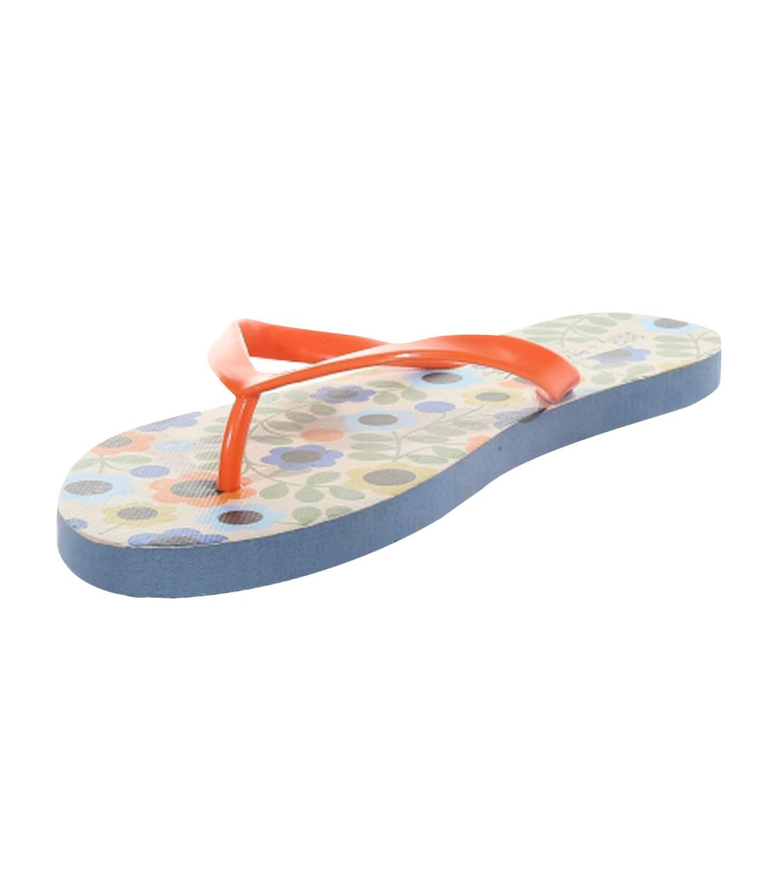 Regatta - Tongs ORLA KIELY - Femme (Bleu / Orange) - UTRG7878
