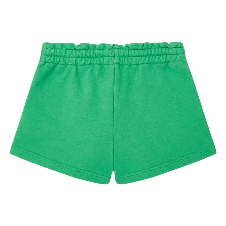 SMALLABLE BASICS Short Fille Molleton Bio | Vert