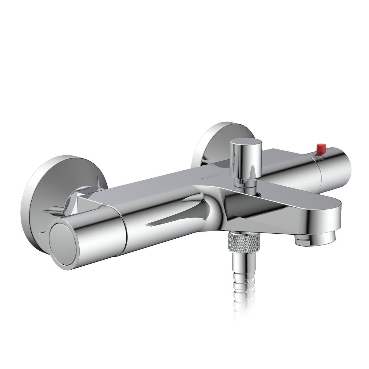 Schutte Vico thermostatische badkraan chroom