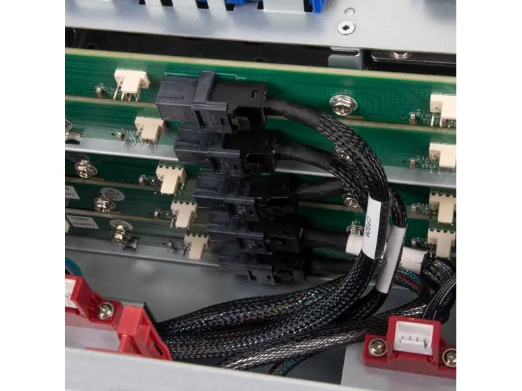 SilverStone RM43-320-RS - Rack-monterbar - 4U - forlænget ATX / SSI EEB - SATA/SAS - hot-swap (ATX / PS/2) - USB