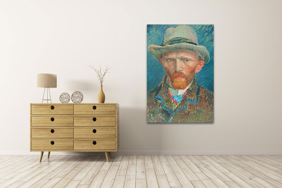 Canvas schilderij Amandelbloesem van Van Gogh 80 x 120 cm