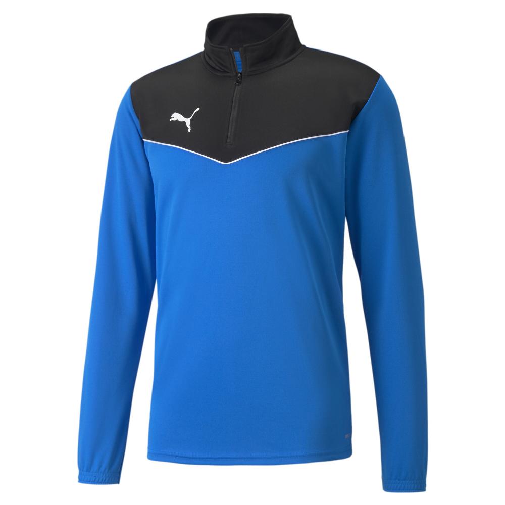 Puma Sweat 1/4 De zip Noir/Bleu Homme Puma Indrise