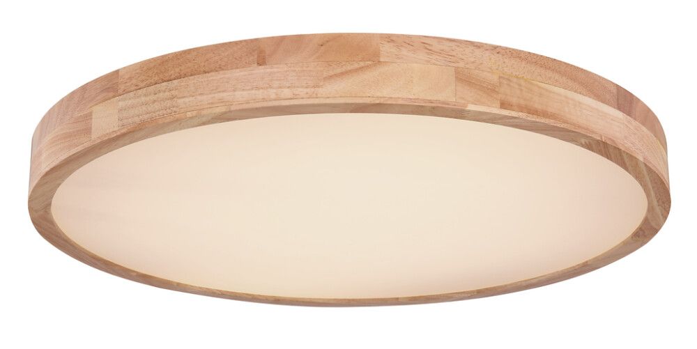 TAKLAMPE GLOBO RAINER WOOD Ø600X105MM