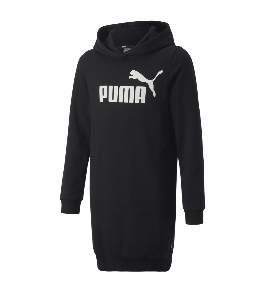 Vestido com capuz Puma Essential Logo - Preto