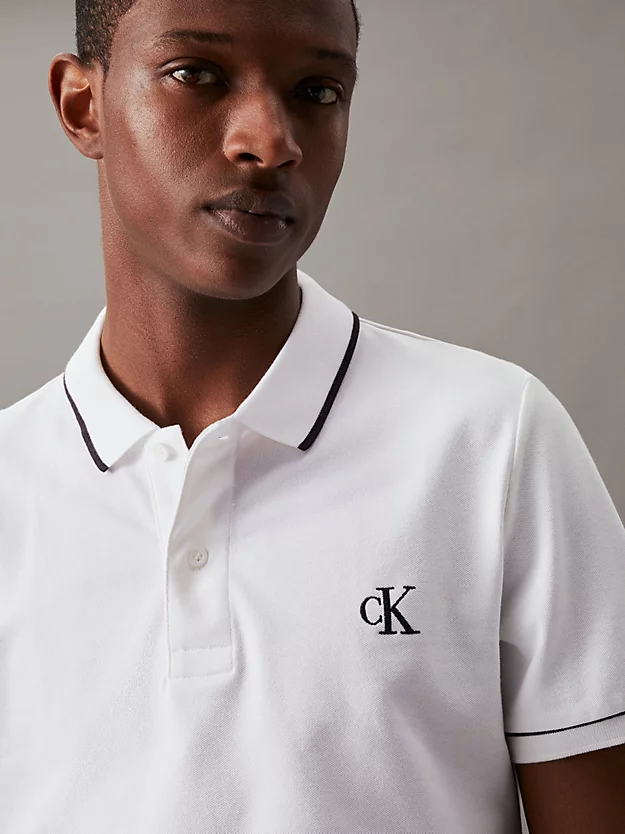 Camisa polo de corte justo