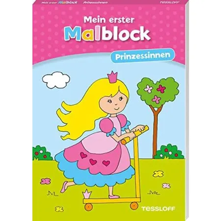 Tessloff Mein erster Malblock. Prinzessinnen: Malen für Kinder