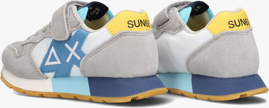 SUN68 grijze sun68 lage sneakers boys jaki bicolor