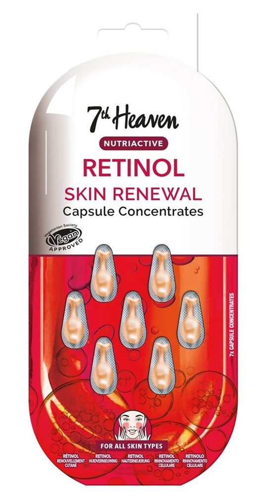 7th Heaven Capsule Concentrates<br>7 Stück, Nutriactive Retinol Skin Renewal