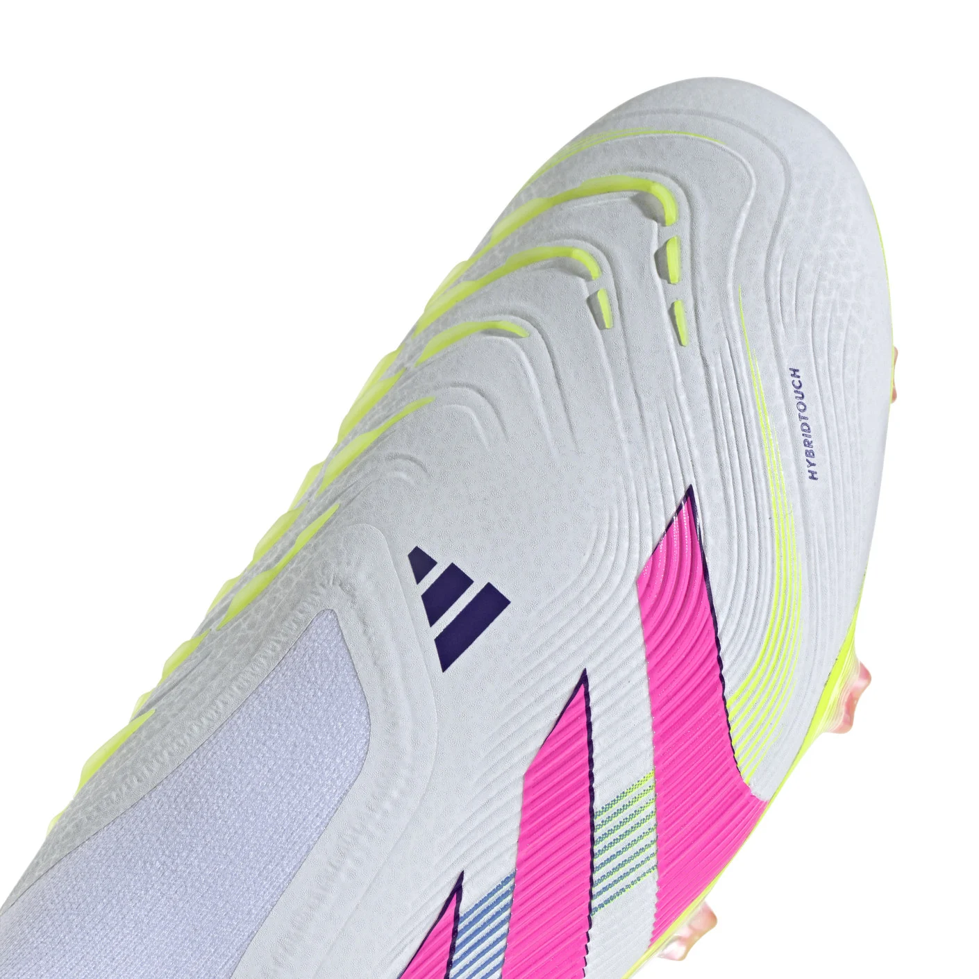 Adidas Predator Elite Veterloze Gras Voetbalschoenen (FG) Wit Roze Neongeel