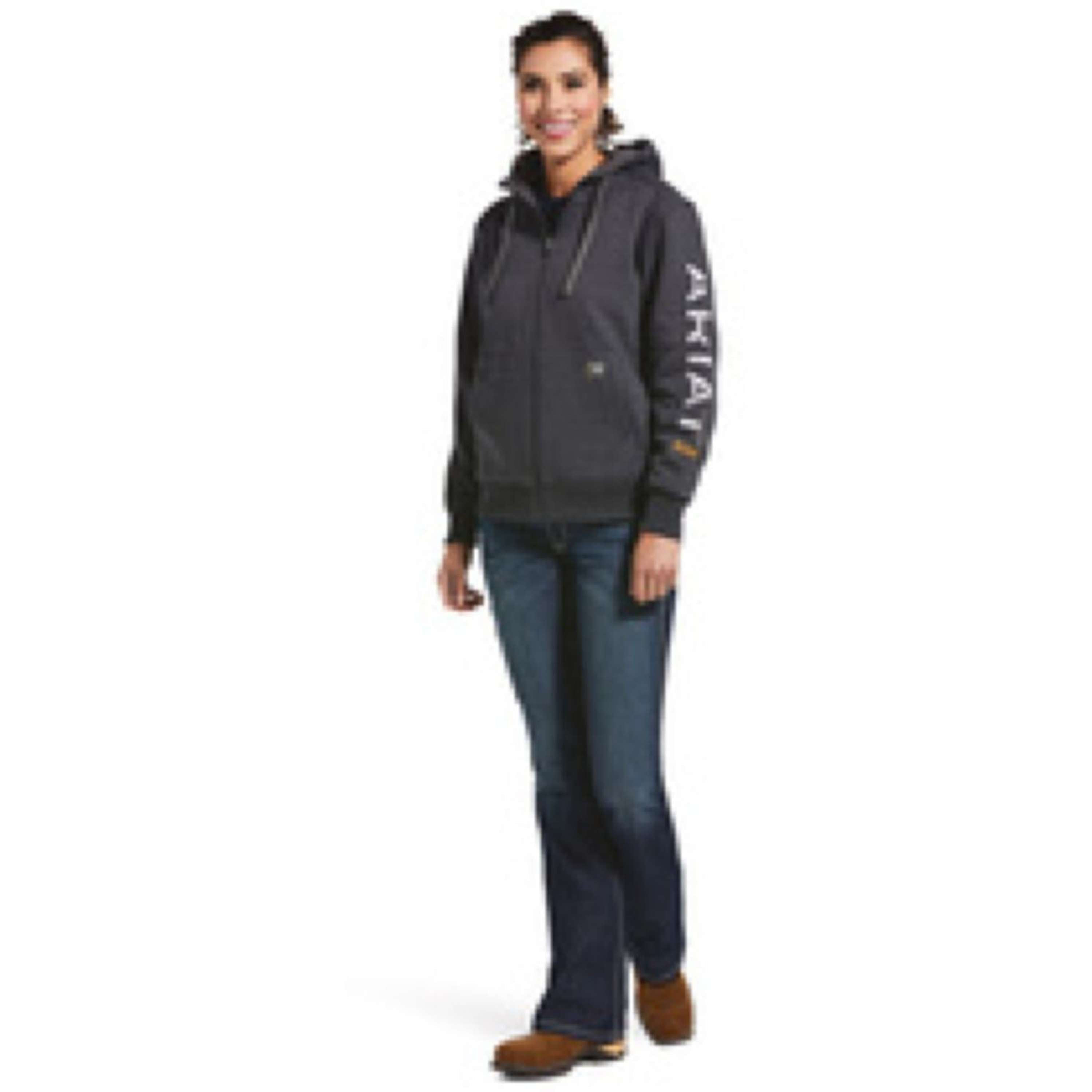 Ariat Vest Rebar All-Weather Dames Charcoal Heather