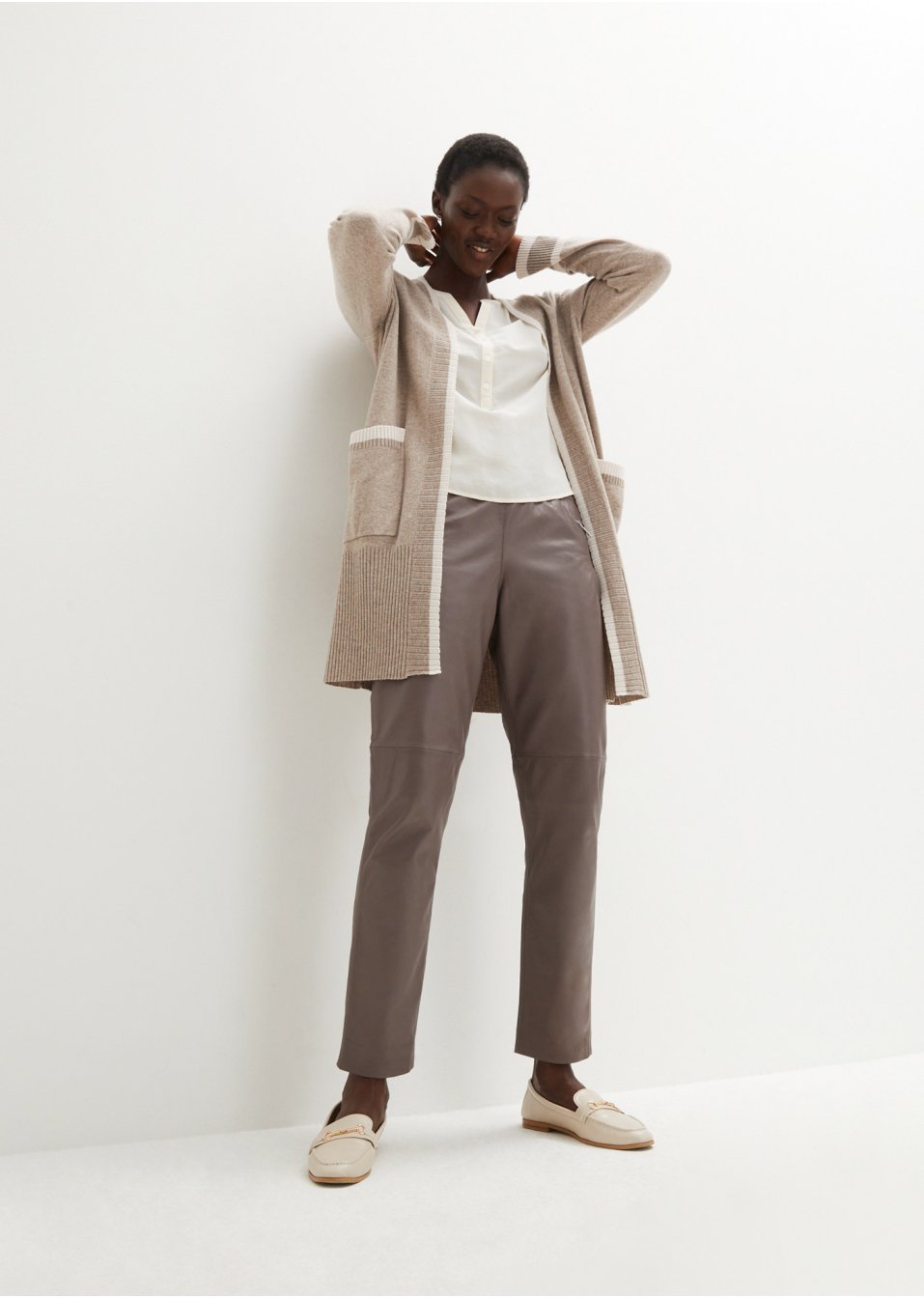 Gilet en laine avec teneur en Good Cashmere Standard®