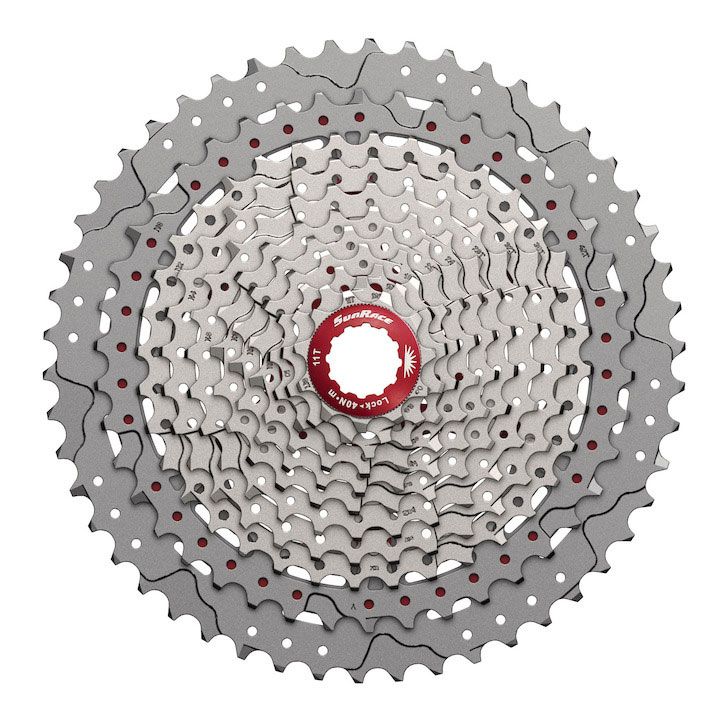 SunRace MX80 11-fach Kassette 11-50 silber kaufen | Bike-Discount