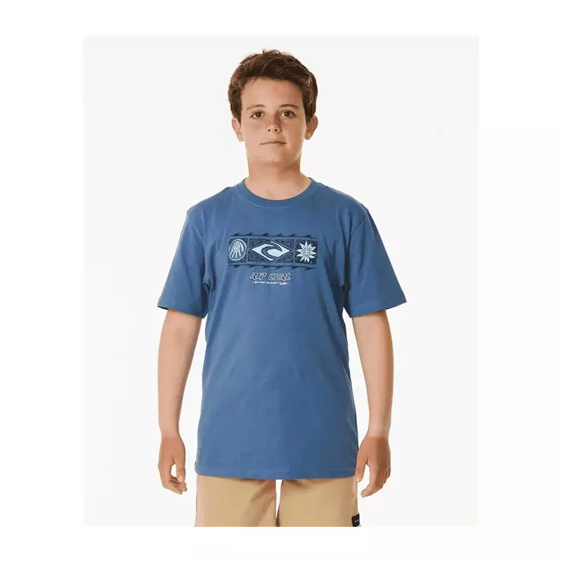 Teeshirt junior RIPCURL Pure Surf Sun Tee-Boy Vintage Navy