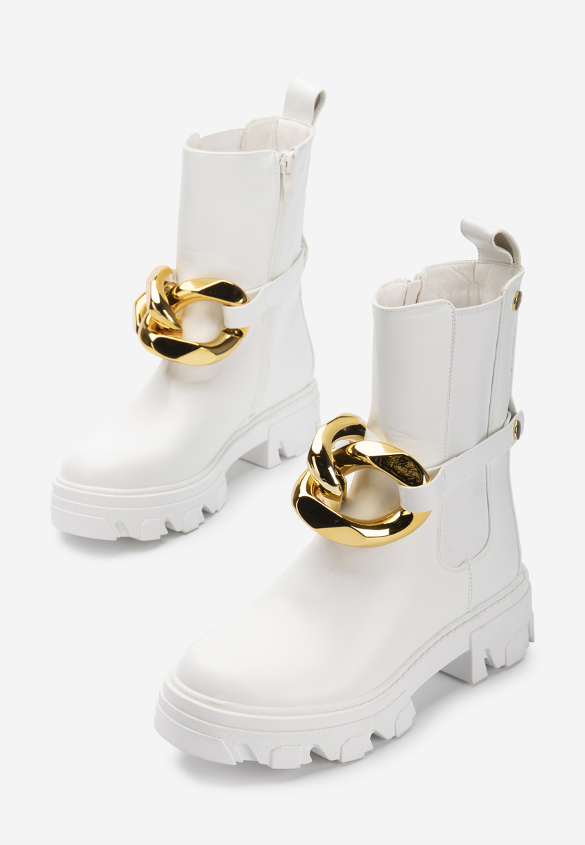 Bottines femme blanches Doja
