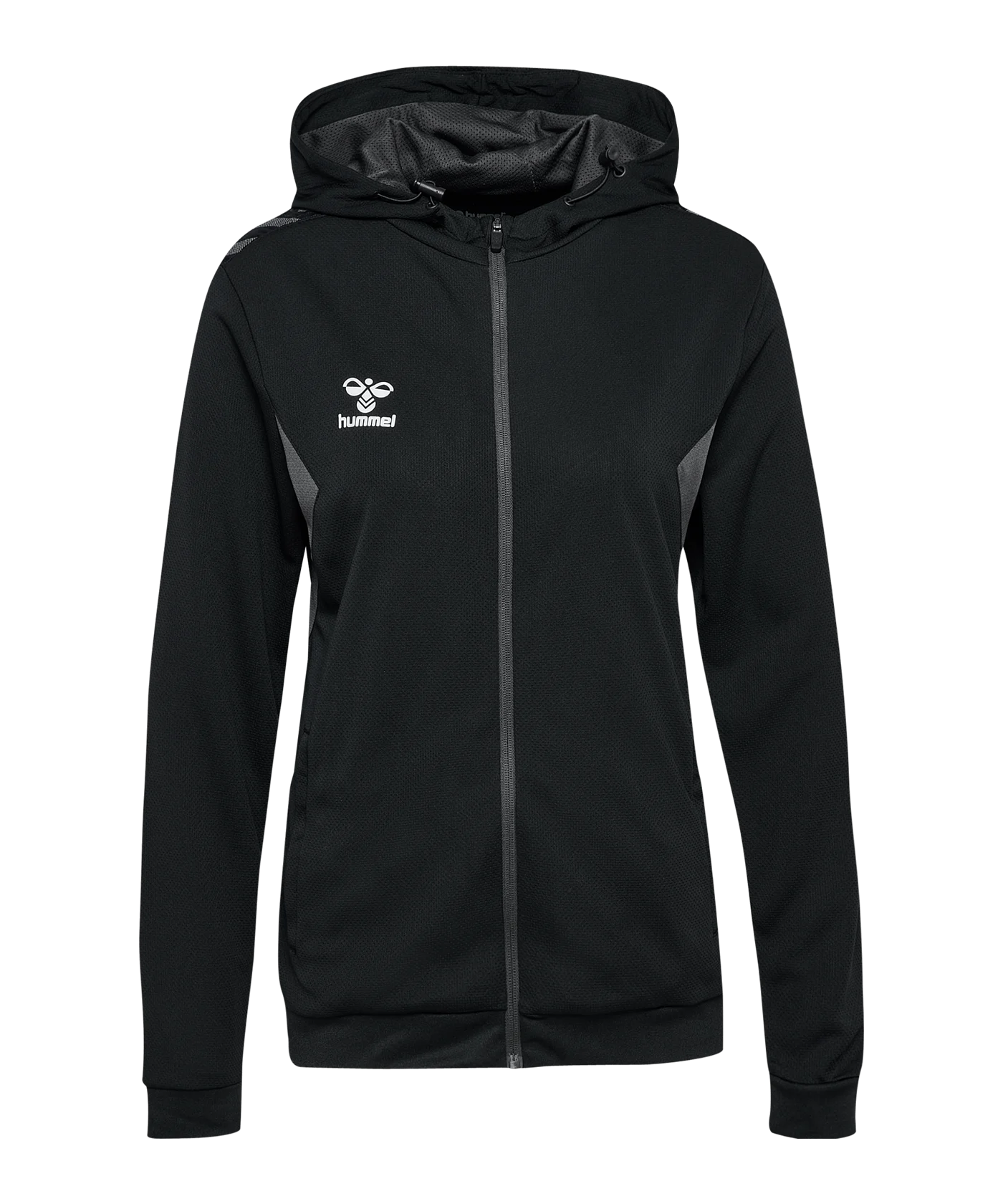 Hummel AUTHENTIC PL Kapuzenjacke Damen Schwarz F2001