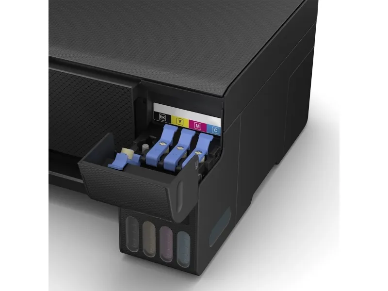 [OUTLET] - Epson L3251 - Multifunktionsprinter - farve - blækprinter - kan genopfyldes - A4 (210 x 297 mm) (original) - A4/Legal (medie) - op til 10 spm (udskriver) - 100 ark - Wi-Fi, USB - sort