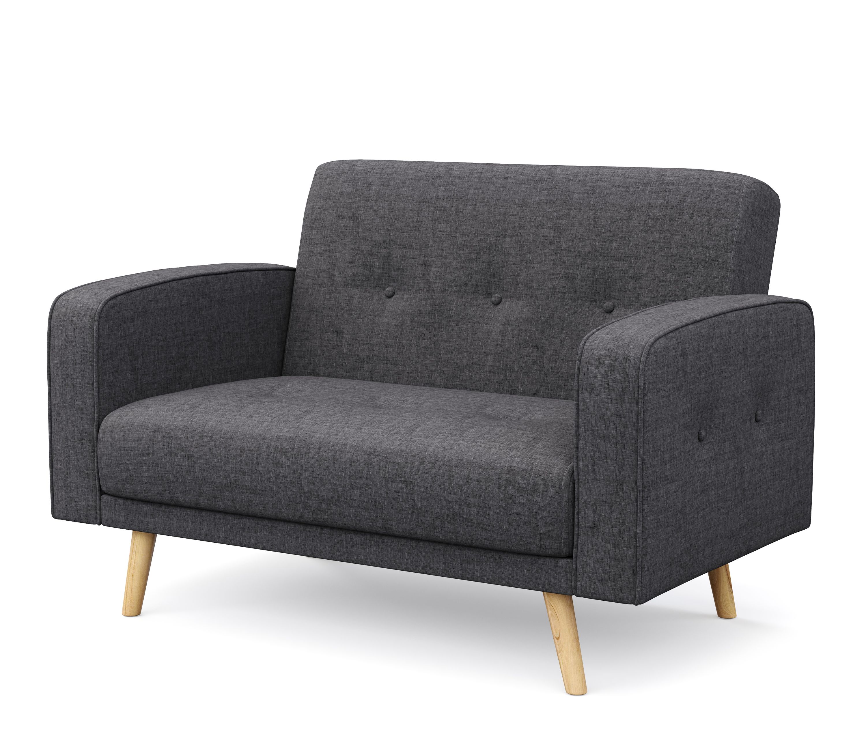 Sofa SAIDY 2-Sitzer anthrazit