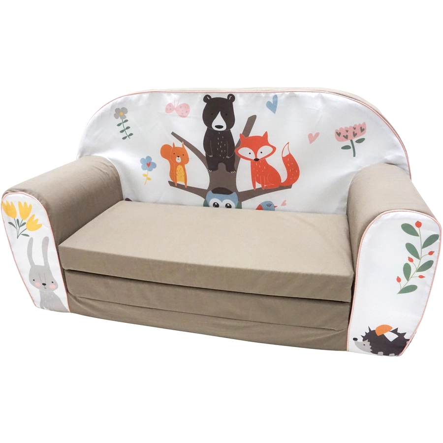 knorr toys® Kindersofa Forest weiß