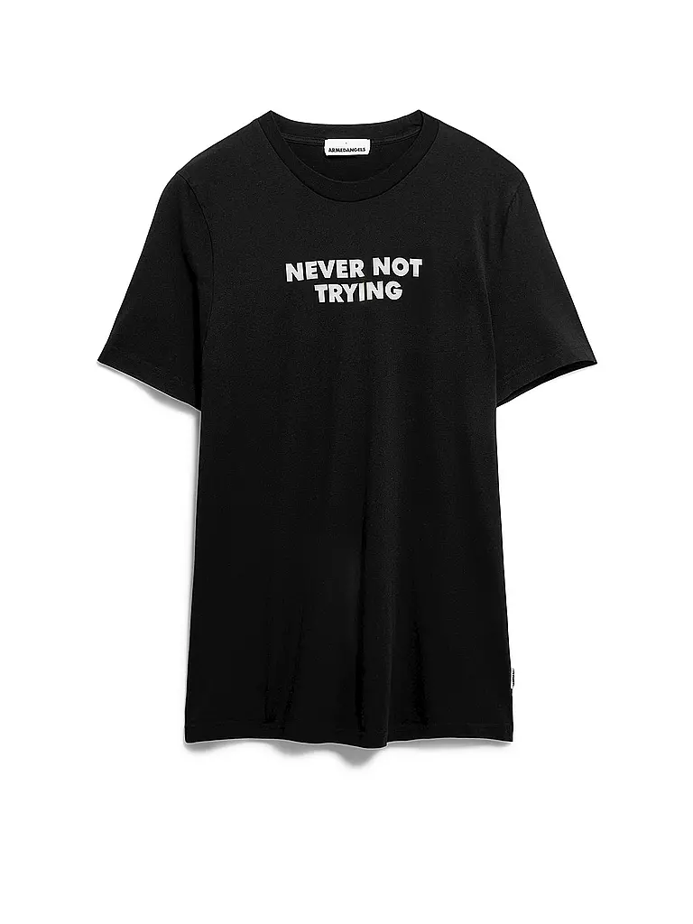 ARMEDANGELS T-Shirt ENEAAS QUOTE schwarz