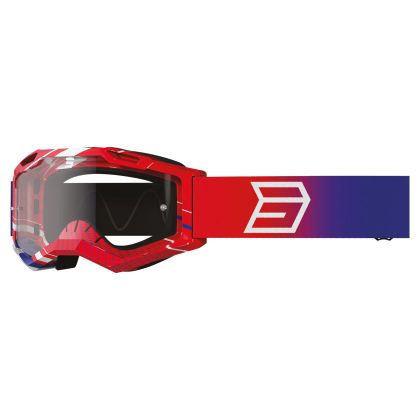 Masque cross Shot ROCKET KID 2.0 - DROP - Bleu / Blanc