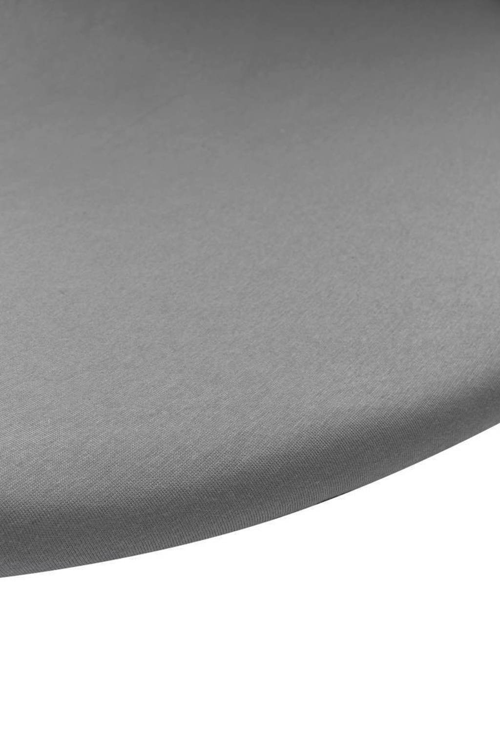 jersey hoeslaken boxmatras rond 90/95cm grijs