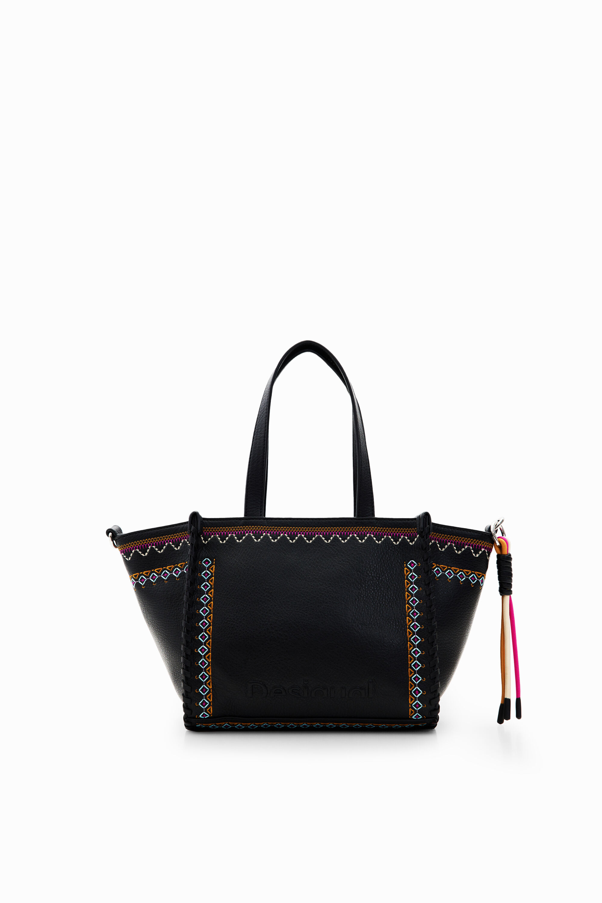 Bolsa média bordada
