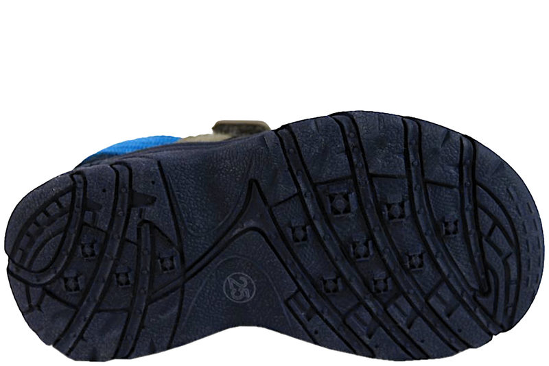 BISGAARD NICO SANDAL I BLÅ TEKSTIL