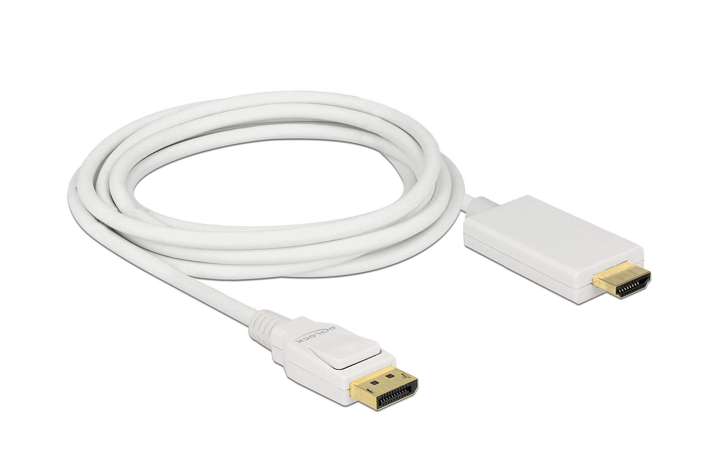 Kabel DisplayPort - HDMI, 3 mDisplayport zu HDMI Kabel