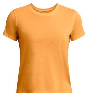 Maillot manches courtes Under Armour Launch Orange Femme